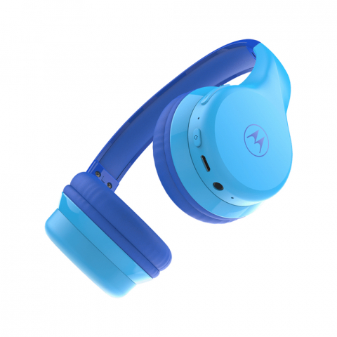 Casti Audio Wireless pentru Copii Motorola Moto JR300 Blue [2]