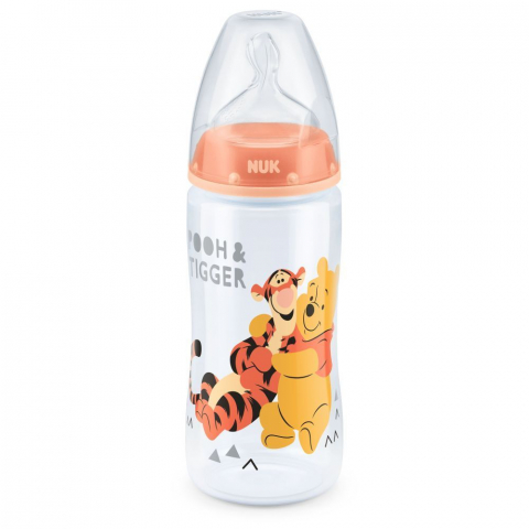 Nuk - Biberon Nuk First Choice 300 ml Tetina Silicon Disney Orange  0-6 luni 