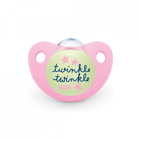 Nuk - Suzeta Nuk Night & Day Silicon M3 Roz 18-36 luni