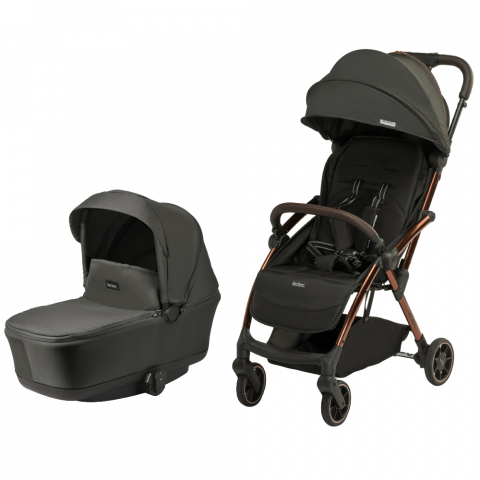 Leclerc - Carucior Leclerc Influencer 2 in 1 Black Brown