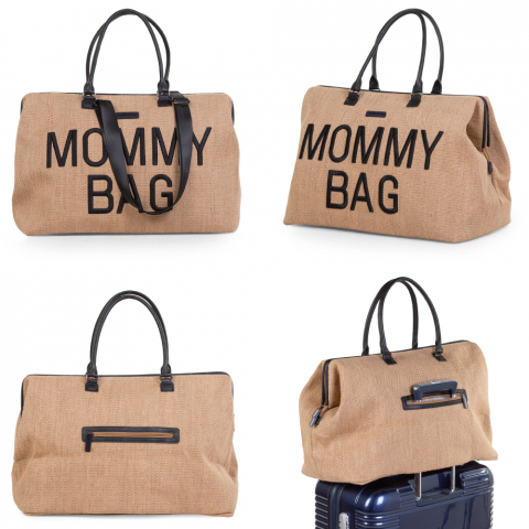 Geanta de infasat Childhome Mommy Bag Raffia [2]