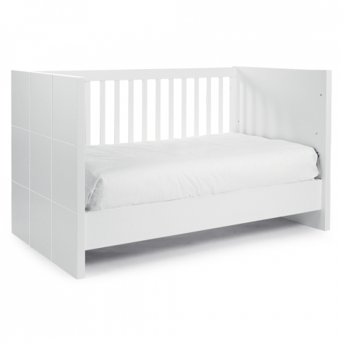 Patut Childhome Quadro White 70x140 cm, MDF Alb [1]