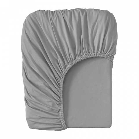 Cearsaf saltea 70x140 cm Childhome, Jerse Gri [1]