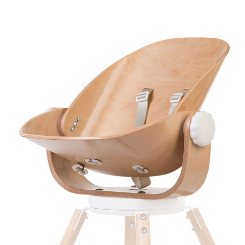 Sezut nou-nascut pentru scaun de masa Childhome Evolu 2/Evolu One.80, Natural/Alb [3]