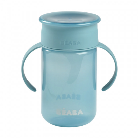 Beaba - Cana de invatare Beaba 340 ml Blue