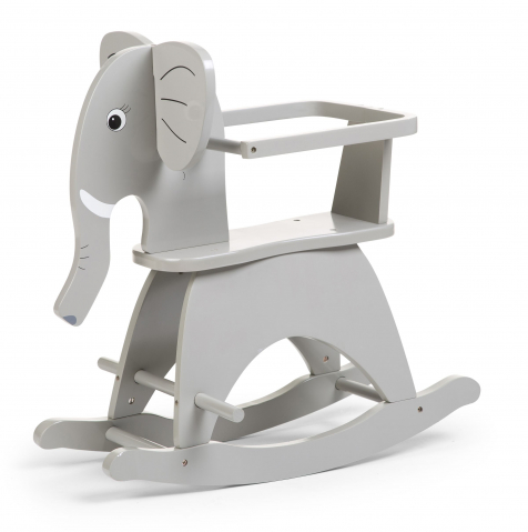 Childhome - Balansoar din lemn Childhome 65x36x61 cm, Elefant