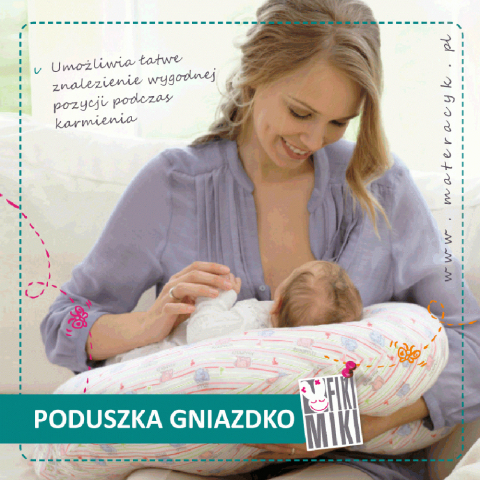 Perna de alaptare fiziologica husa blanita roz colectia Mis Mat 72 cm [8]