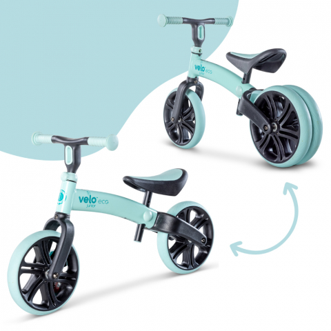 Bicicleta echilibru Yvolution Y Velo Junior Eco Green [4]