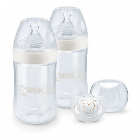 Set Nuk Nou Nascut Nature Sense Start Twin Alb [1]