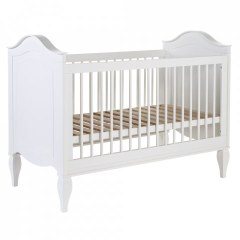 Patuturi lemn 120 x 60 cm fara sertar - Patut Childhome Romantic White 70x140 cm, MDF Pin Alb