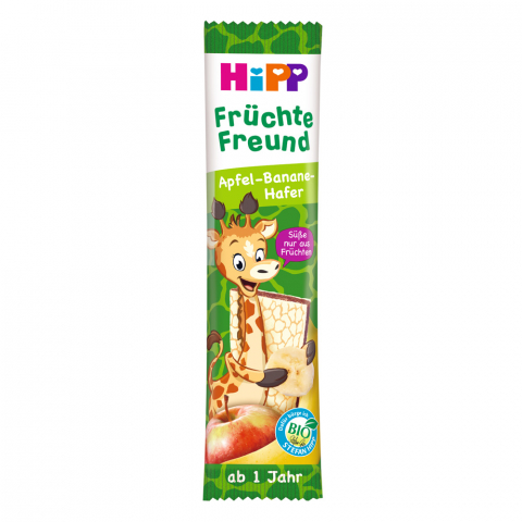HiPP - Gustare din cereale si fructe HiPP - mar, banana si ovaz 23 g