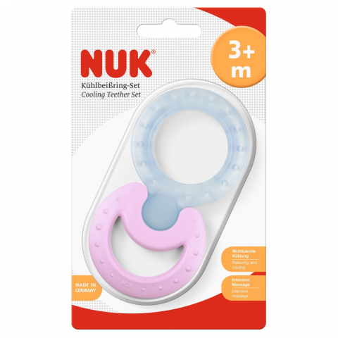 Nuk - Set Inele Dentitie Nuk Roz