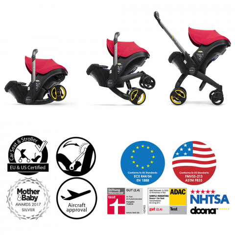 Scaun auto Doona Flame Red [1]