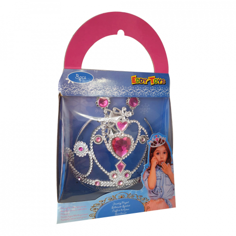 Set Tiara si cercei Eddy Toys Roz [1]