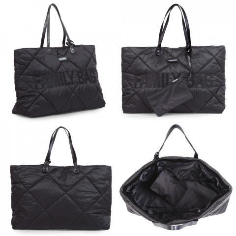 Geanta matlasata Childhome Family Bag Negru [1]