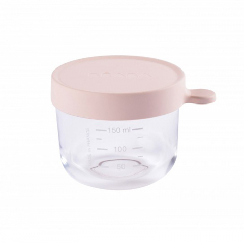 Beaba - Recipient ermetic sticla 150 ml Roz