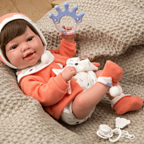 Papusa cu greutate reala Arias Adi Elegance 45 cm Orange [3]