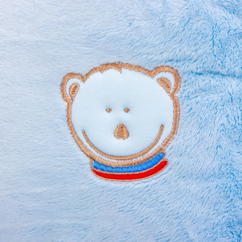 Perna de alaptare fiziologica husa blanita bleu colectia Mis Mat 72 cm [3]