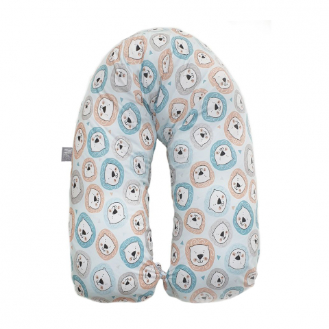 Fiki Miki - Perna Gravida 3 in 1 Husa Bumbac Model Lei 165 cm