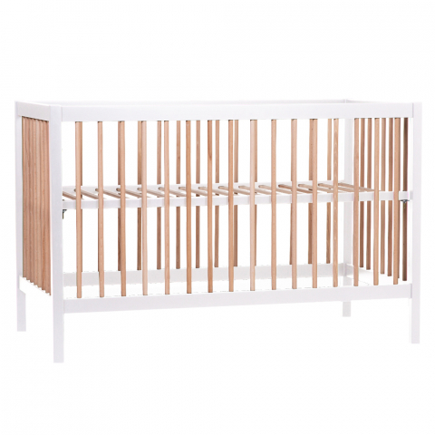 Childhome - Patut Childhome Cot 97 Fag 60x120 cm, Natural/Alb