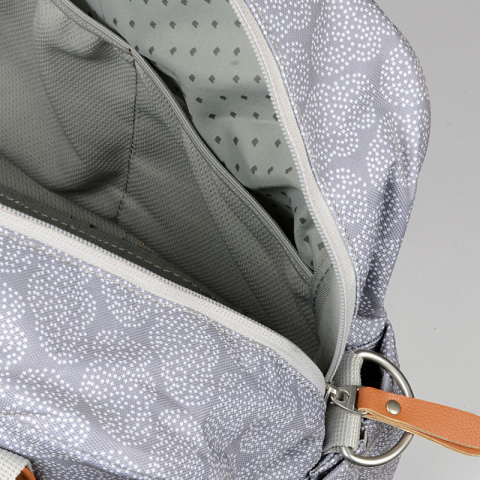 Geanta de infasat Beaba Geneva II Tiny Clouds Grey [6]