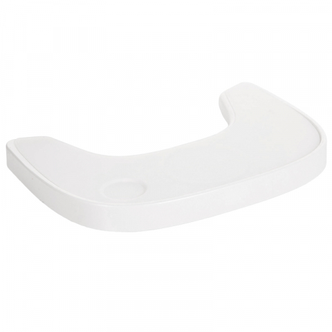 Scaune de masa si accesorii - Tavita scaun de masa Childhome Evolu + Protectie din silicon, Alb
