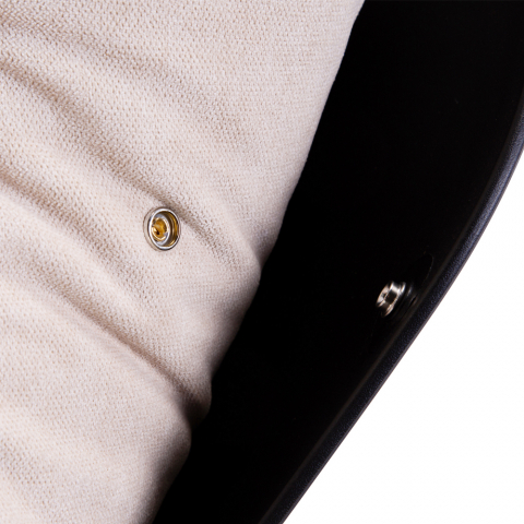 Scaun balansoar Childhome Negru/Alb [3]