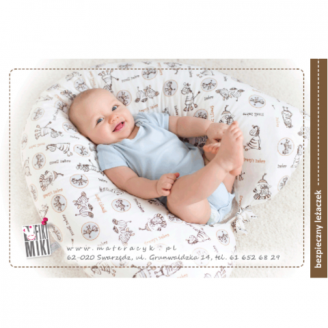 Perna Gravida 3 in 1 Husa Bumbac Bej Model Zebre 165cm [7]