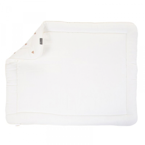 Salteluta de joaca Childhome 75x95 cm Jerse/Muselina, Inimioare [2]