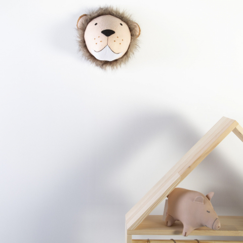 Decoratiune perete Childhome 15x28x36 cm, Leu [3]