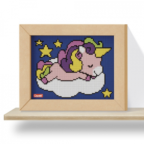 Quercetti Pixel Art Kawaii 4 planse Design Unicorn [1]