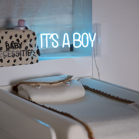 Caseta luminoasa Neon Childhome 30x15 cm, Albastru [2]