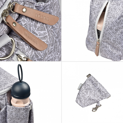 Geanta de infasat Beaba Sydney II Playprint Jungle [1]