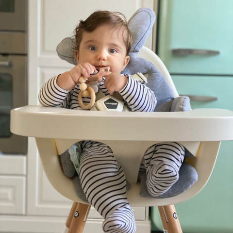 Husa universala Childhome Iepuras Jerse Gri [1]