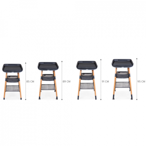 Masuta de infasat Childhome Evolux Natural Antracit [2]