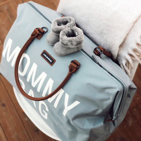 Geanta de infasat Childhome Mommy Bag Gri [7]
