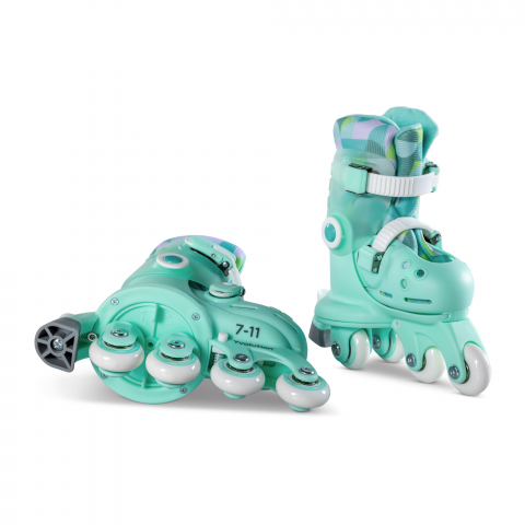 Role ajustabile Yvolution Twista Skates marime 23-28 Green [1]