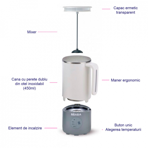 Preparator lapte MilkPrep White/Grey [10]