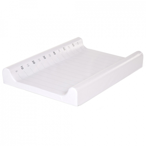 Mobilier si decoratiuni - Saltea de infasat si centimetru Childhome 70x50 cm, PVC Alb