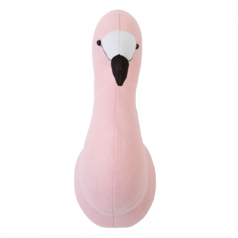 Mobilier si decoratiuni - Decoratiune perete Childhome 15x28x36 cm, Flamingo