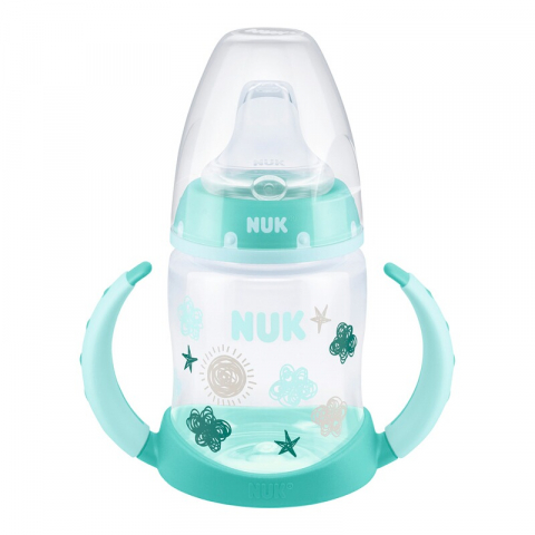 Nuk - Biberon Nuk Learner First Choice Control Temperatura 150 ml Vernil 6-18 luni