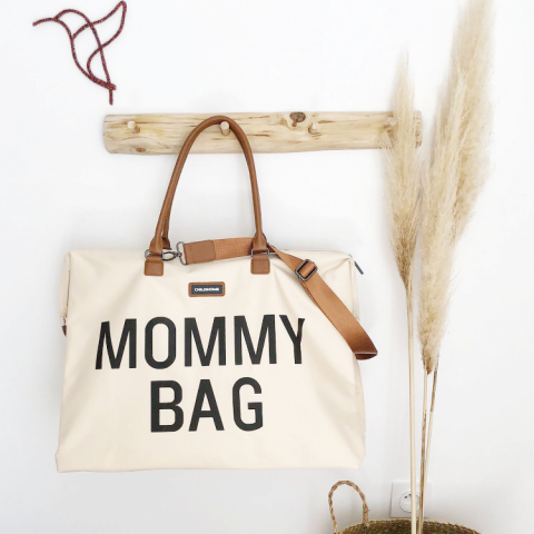 Geanta de infasat Childhome Mommy Bag Ecru [5]