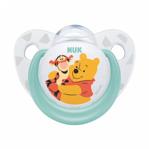 Nuk - Suzeta Nuk Disney Winnie Silicon M1 Vernil 0-6 luni