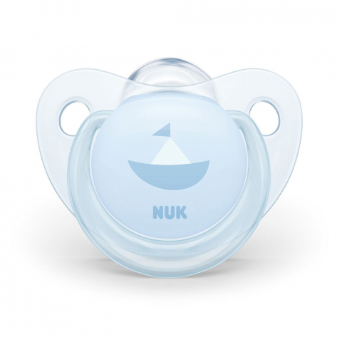 Nuk - Suzeta Nuk Baby Blue Silicon M1 Barcuta 0-6 luni