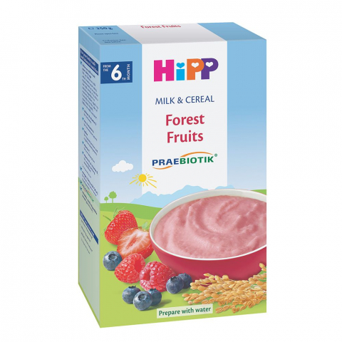 HiPP - Lapte & Cereale HiPP cu fructe de padure 250g