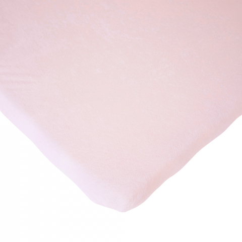 Mobilier si decoratiuni - Cearsaf saltea 75x95 cm Childhome, Tricot Roz