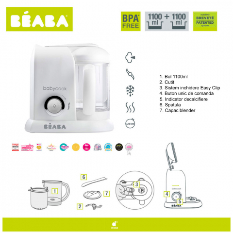 Robot Babycook Solo White/Silver [7]