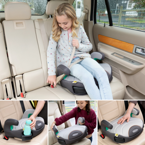 Inaltator Auto Graco EverSure Lite i-Size Navy [3]