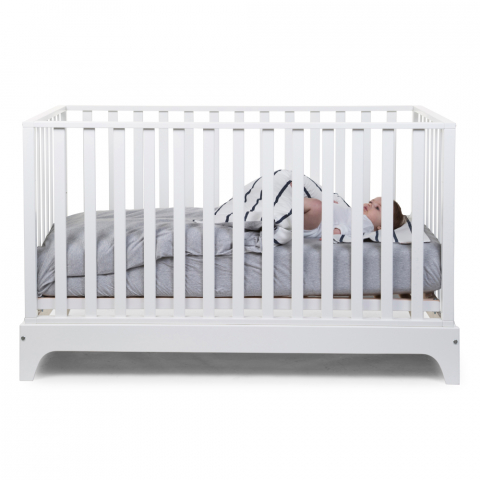 Patut Childhome Ref 17 cu laterala detasabila 70x140 cm, MDF Alb [3]