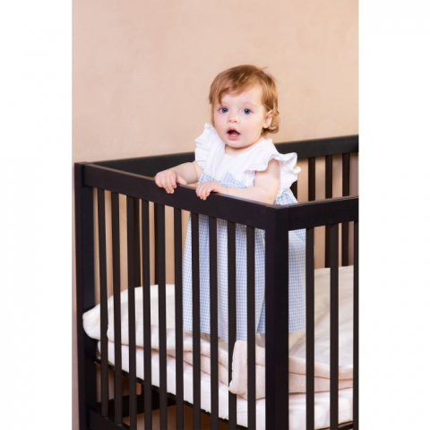 Tarc Childhome 97 cu roti 75x95 cm MDF Negru [1]